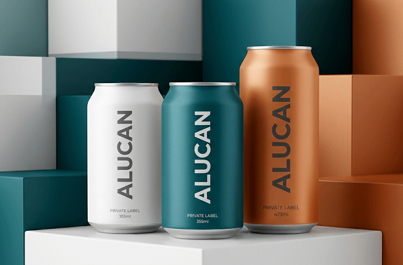 Servicio de impresión OEM en latas de aluminio con latas personalizadas por Alucan