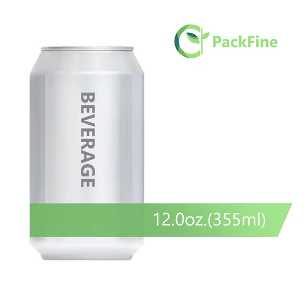 Standard aluminum cans for soft drinks