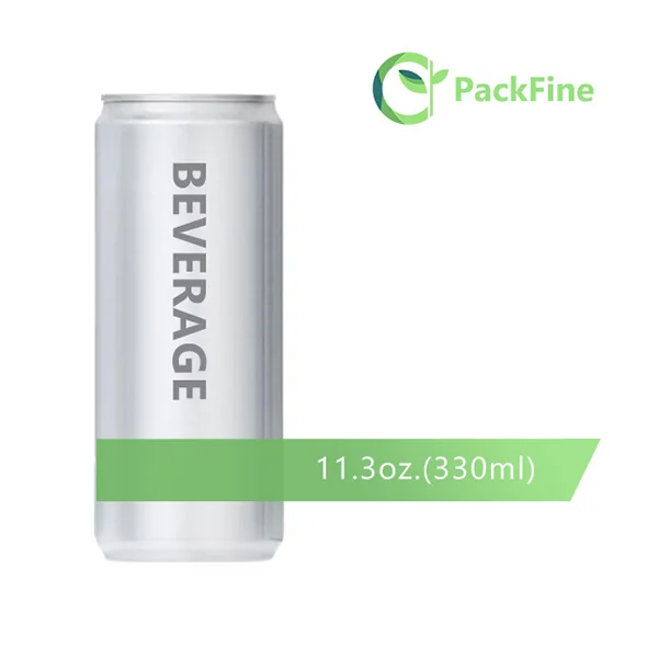 330ml sleek aluminum beverage can