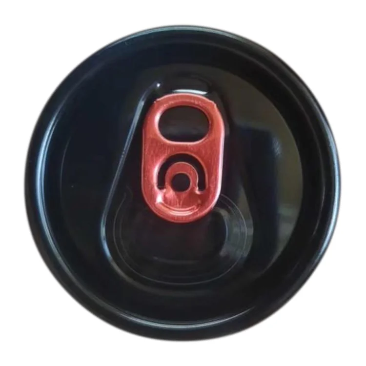 Internal coatings and colored lids for aluminum cans