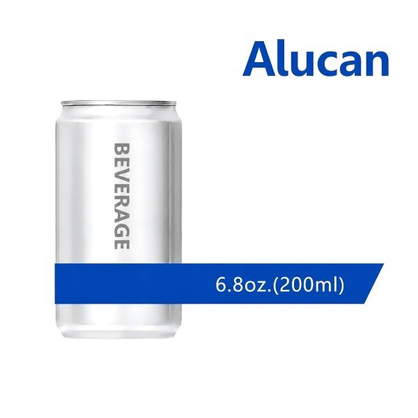 200ml Sleek Aluminum Can 6.8oz Mini Beer Can Small Beverage Can