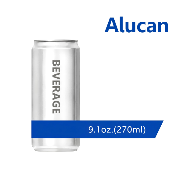 270ml Sleek Aluminum Can 9.1oz Cider Cocktail Beverage Can