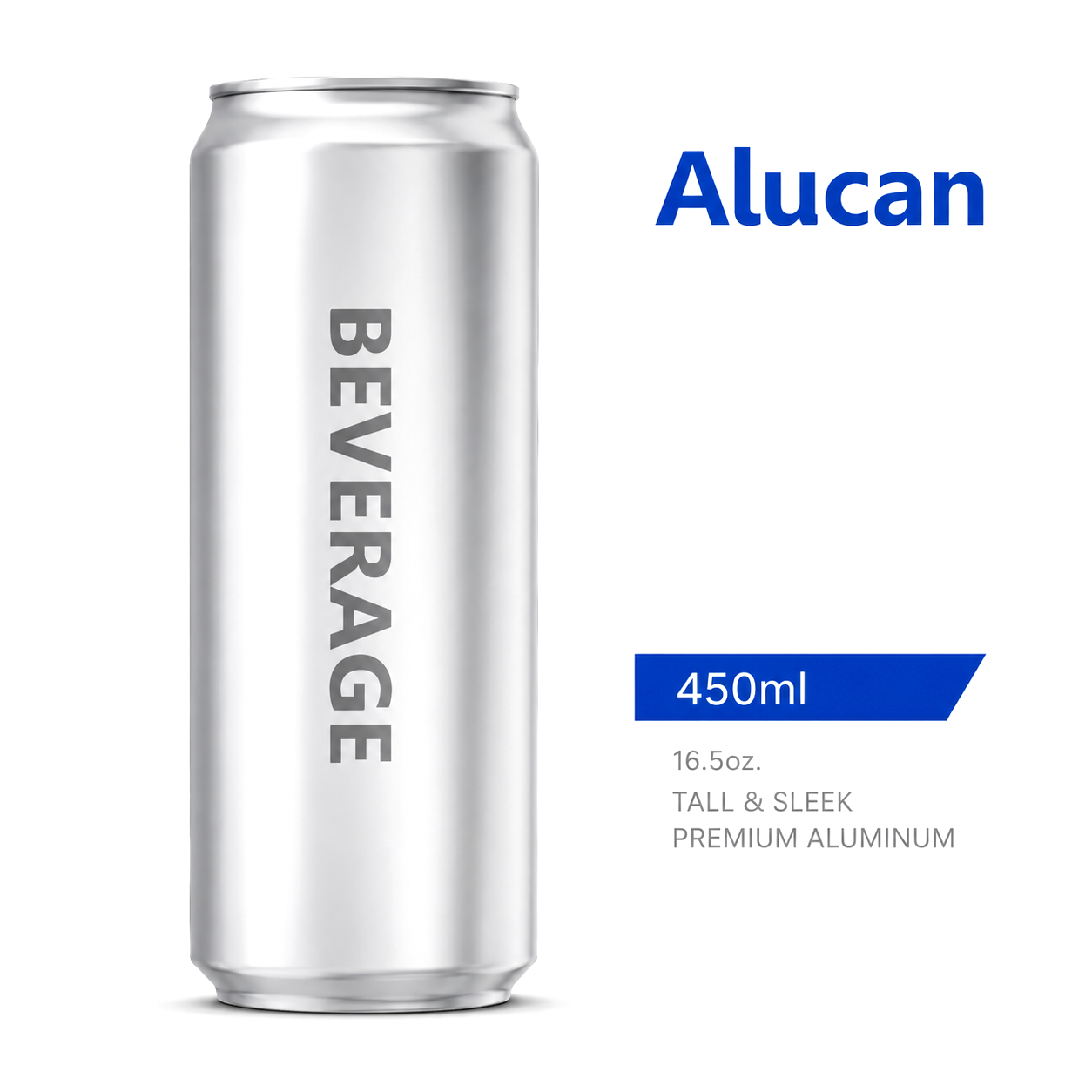 450ml Super Sleek Aluminum Can 15.2oz Premium Beverage Can